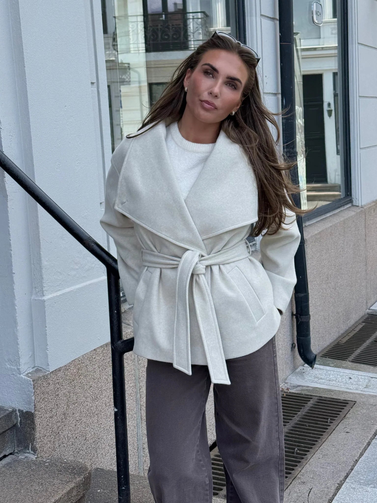 VMVINCESELMIA Jacket - Oatmeal